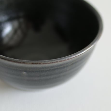 田谷直子/碗（黒瑠璃）