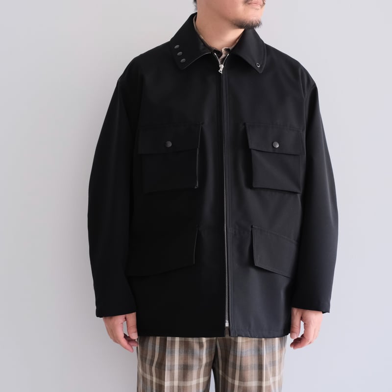 AURALEE / WOOL MAX CANVAS BLOUSON（Men's/BLACK）