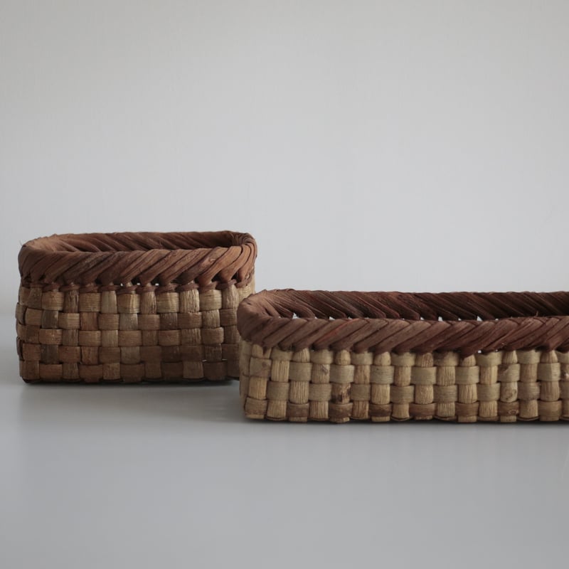 手作り胡桃籠　【値下げ本日18時まで】 胡桃 胡桃籠バッグ 手作り くるみかごバッグ 市松編み 内布あり