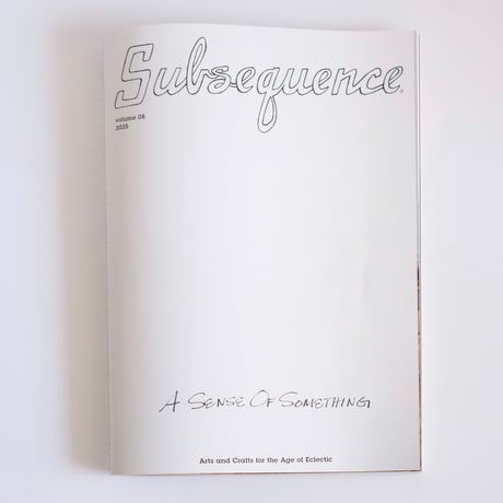 Subsequence Magazine vol.8