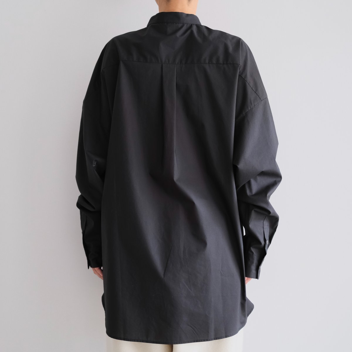 Yoli / Band collar shirt（Lady's,Men's/Black） |