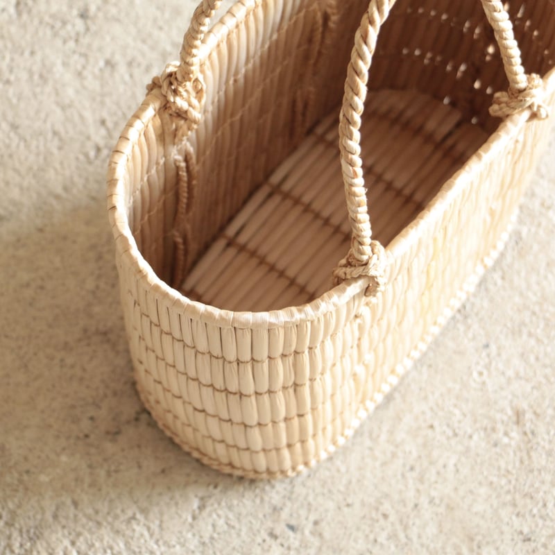 蒜山のがま細工/手提げ籠（L） | archipelago