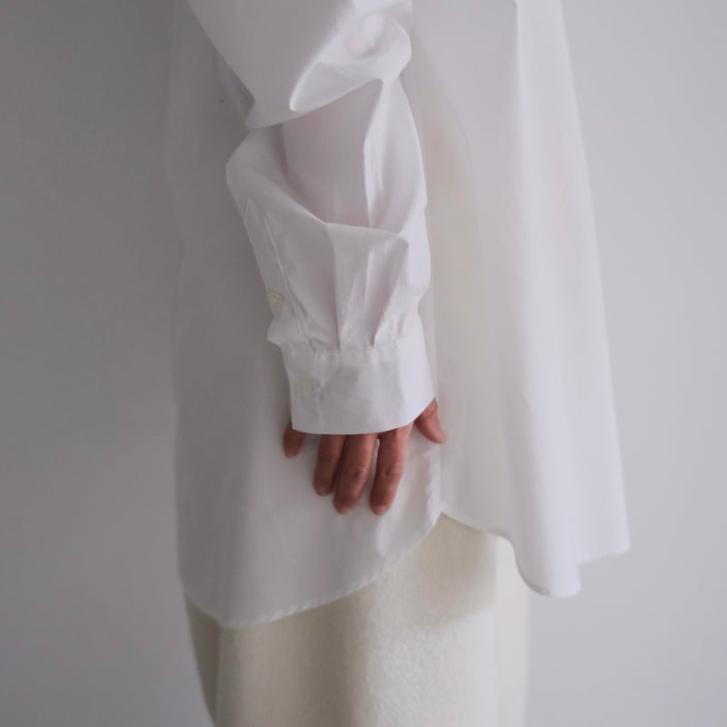 Yoli / Band collar shirt（Lady's,Men's/White） |