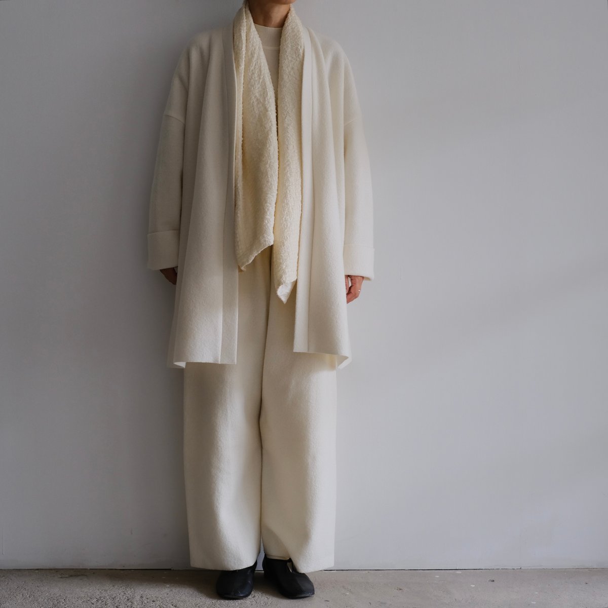 Yoli / Felted Wool jacket (Lady's、Men's/white)