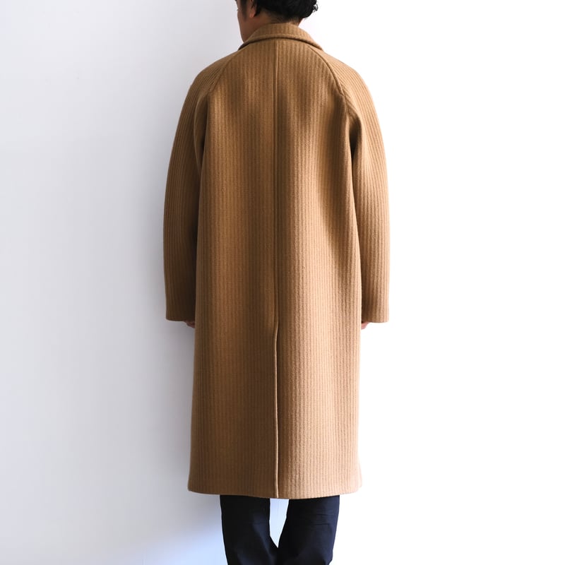 AURALEE / SPONGE BONDED WIDE WALE WOOL SOUTIEN