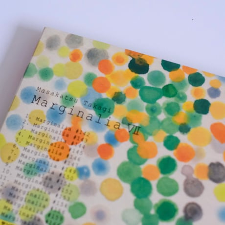 Marginalia Ⅶ/ Masakatsu Takagi　(CD)