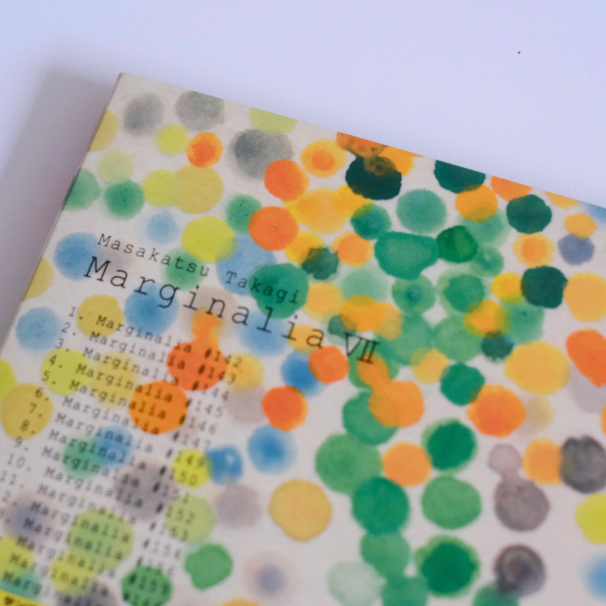 Marginalia Ⅶ/ Masakatsu Takagi (CD) | archipelago