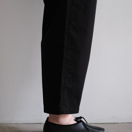 Yoli / Cotton eazy pants (Lady's、Men's /Black)