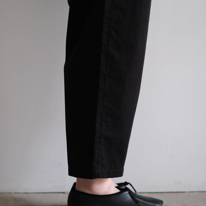 Yoli / Cotton eazy pants (Lady's、Men's /Black)