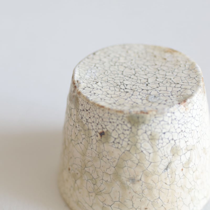 尾形アツシ/ヒビ粉引 猪口 | archipelago