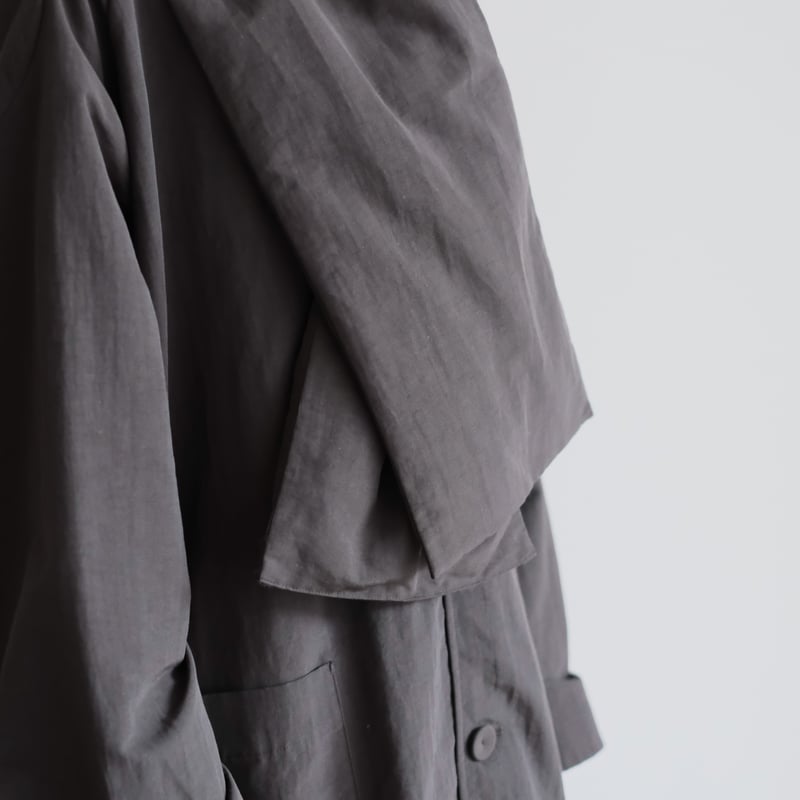 COSMIC WONDER / Organic shaped dawn scarf(Mud b