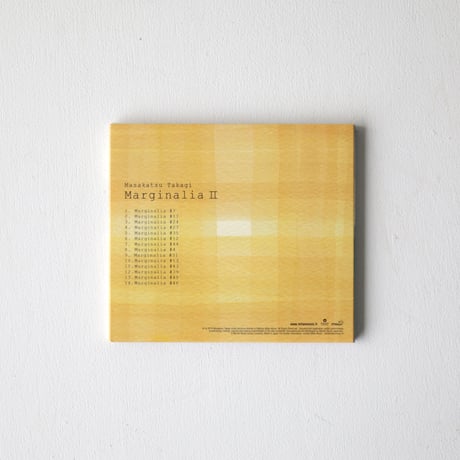 Marginalia Ⅱ / Masakatsu Takagi　(CD)