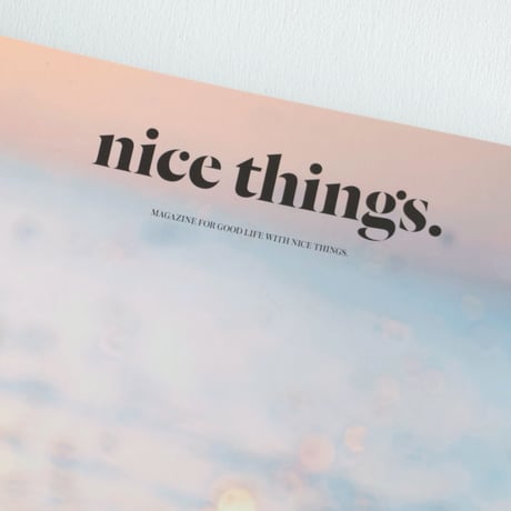 nice things./issue64