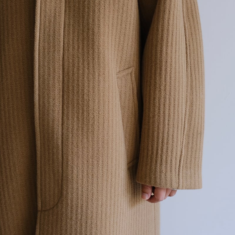 AURALEE / SPONGE BONDED WIDE WALE WOOL SOUTIEN