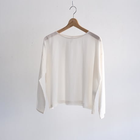 Yoli / Simple wide blouse（Lady ’s/Off.white)