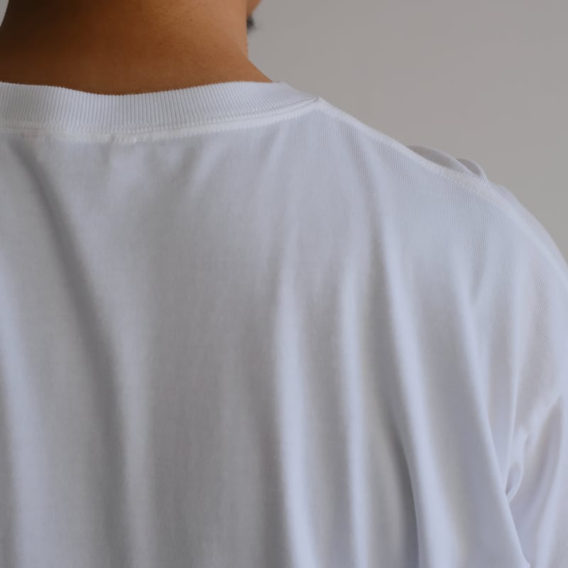 AURALEE / LUSTER PLAITING L/S TEE（Men's/WHITE）