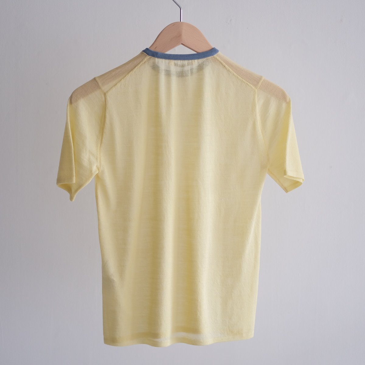 AURALEE / HARD TWIST HIGH GAUGE WOOL SILK KNIT