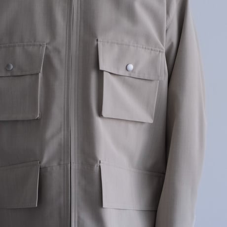 AURALEE / WOOL MAX CANVAS BLOUSON（Men's/TOP GRAY BEIGE）