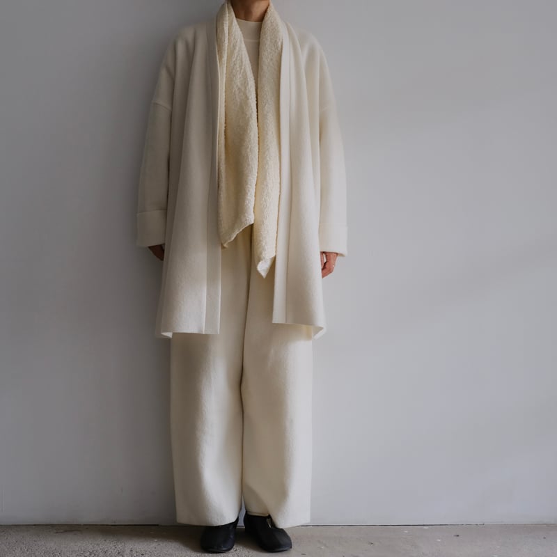 Yoli / Silk shaggy check shawl | archipelago