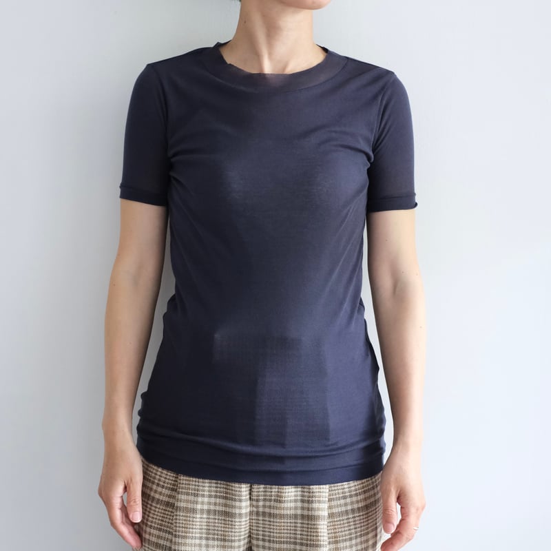 AURALEE /SUPER HIGH GAUGE SHEER RIB TEE（Lady's/