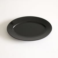 郡司製陶所  /  オーバル皿大（黒）