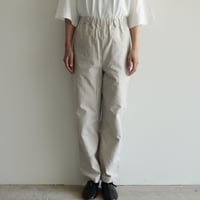 COSMIC WONDER / Classic back satin folk pants(Men's,Lady's/Light gray)