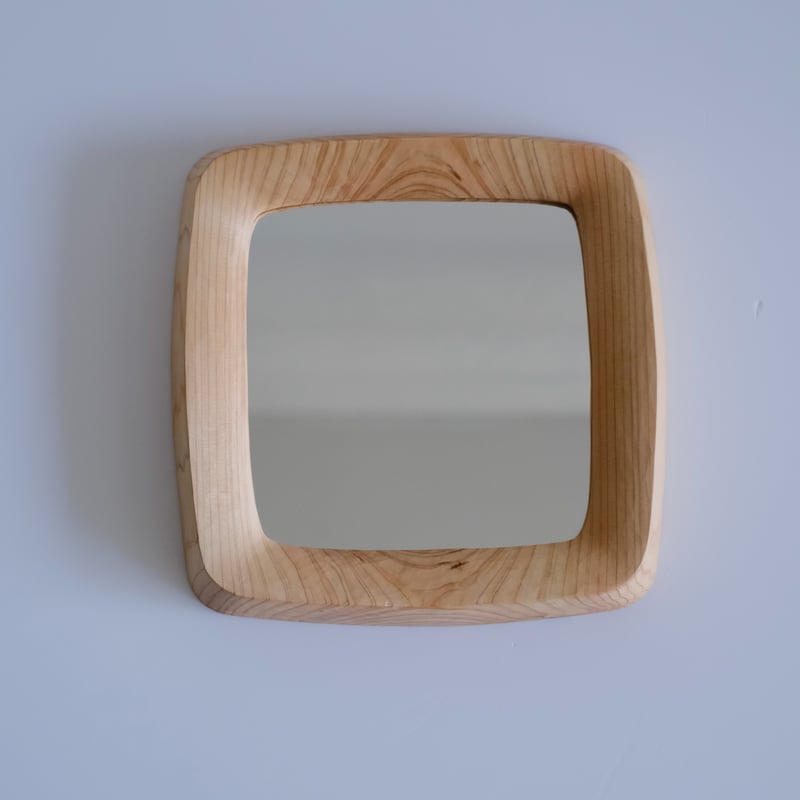 秀野祐介/削り出し鏡（正方形・小） | archipelago