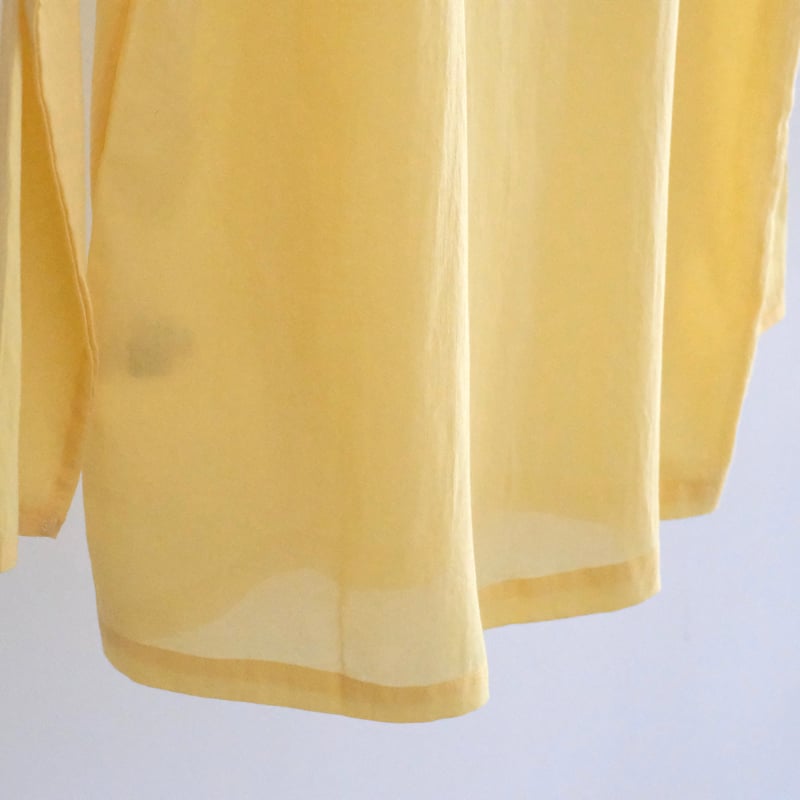Yoli simple blouse イエロー size1 Yoli / Simple blouse（Lady 's/Yellow) | archipelago