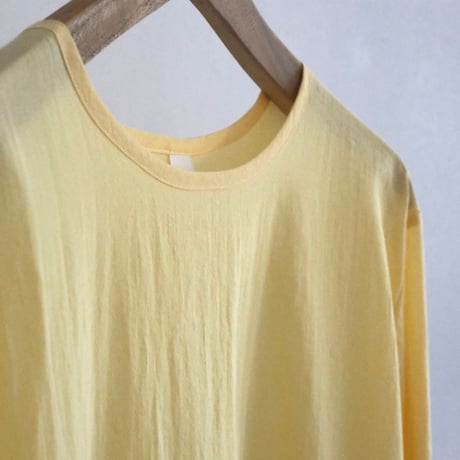 Yoli / Simple wide blouse（Lady ’s/Yellow)