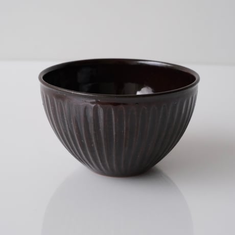 郡司製陶所  /  飴ボウル大（しのぎ）