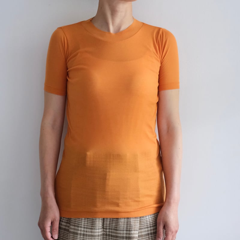 AURALEE /SUPER HIGH GAUGE SHEER RIB TEE（Lady's/
