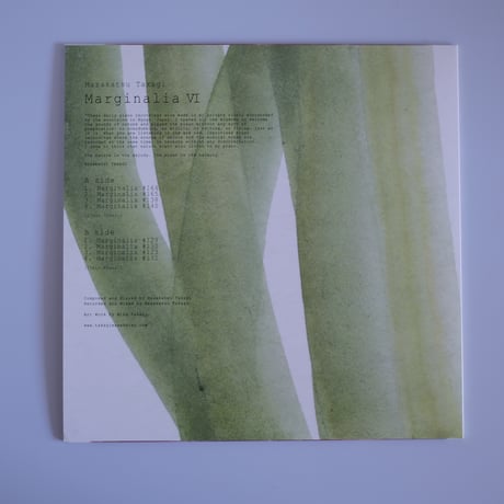 Marginalia Ⅵ / Masakatsu Takagi　(LP)