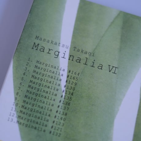 Marginalia Ⅵ/ Masakatsu Takagi　(CD)