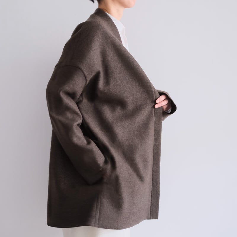 ジャケット・アウター yoli felted wool jacket Yoli / Felted Wool jacket (Lady's、Men's/Brown)