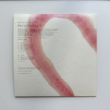 Marginalia Ⅴ / Masakatsu Takagi　(アナログレコード)