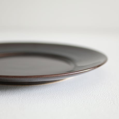 郡司製陶所  /  リムプレート7寸（飴）