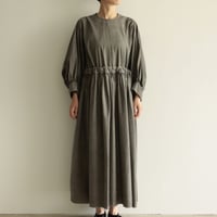 COSMIC WONDER /Cotton silk typewriter farmer's dress(Lady's/Sumi)