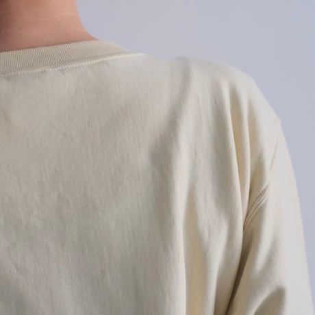 AURALEE / ELASTIC HIGH GAUGE SWEAT P/O（Lady's/IVORY BEIGE）