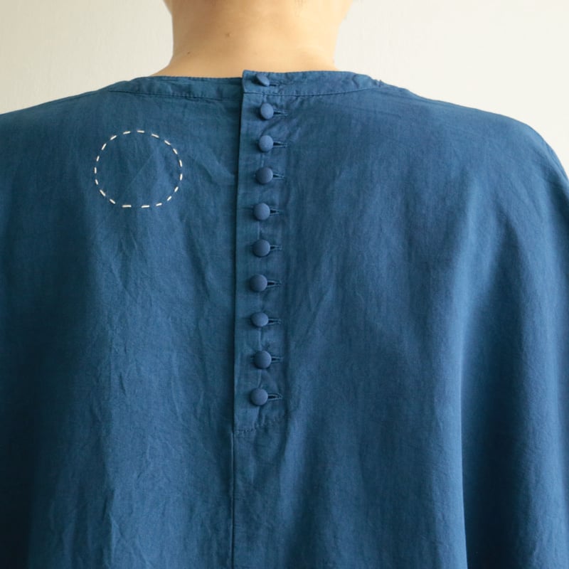 COSMIC WONDER /Cotton paper voile circle dress COSMIC WONDER /Cotton paper voile circle dress