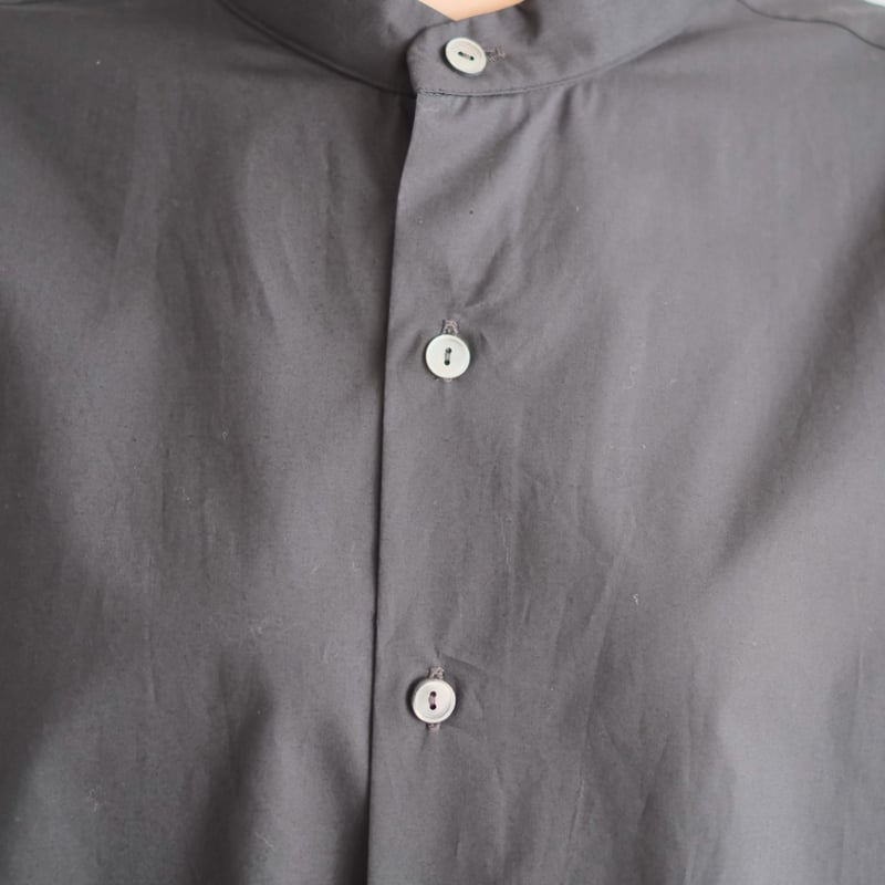Yoli◯Band collar shirt◯beige③ Yoli / Band collar shirt（Lady's,Men's/Black） |
