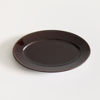 郡司製陶所  /  オーバル皿大（飴）