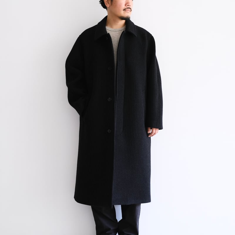 AURALEE / SPONGE BONDED WIDE WALE WOOL SOUTIEN