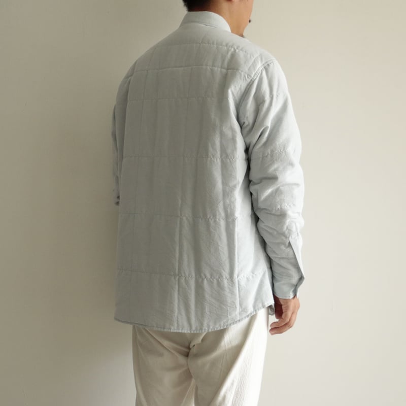 AURALEE /QUILTED LIGHT SILK COTTON SHIRT（Men's/...