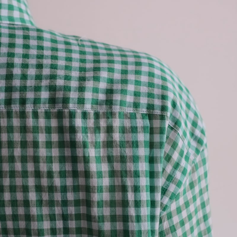 AURALEE /AIRY LIGHT COTTON CHECK BIG SHIRT(Lady AURALEE /AIRY LIGHT COTTON CHECK BIG SHIRT(Lady
