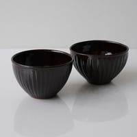郡司製陶所  /  飴ボウル小（しのぎ）