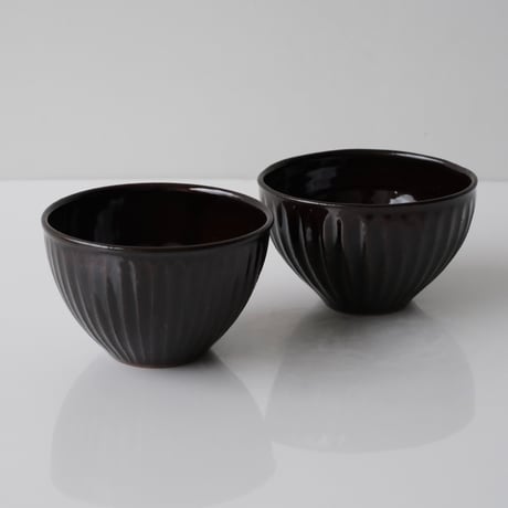 郡司製陶所  /  飴ボウル小（しのぎ）