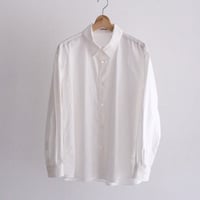 AURALEE / GARMENT-DYED FINX SHUTTLE WEATHER SHIRT (Men's / White)