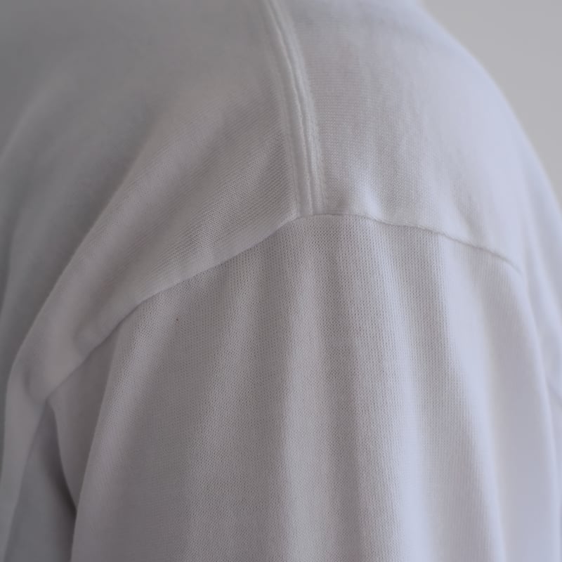 AURALEE / LUSTER PLAITING L/S TEE（Men's/WHITE）