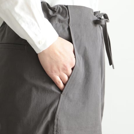 pssst,sir  /slip pants (Men's,Lady's/Charcoal)