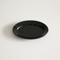 郡司製陶所  /  オーバル皿中（黒）